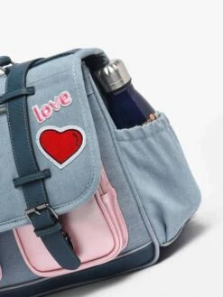 Cartable 38 Cm Vintage Jeans Love- Caméléon - CP CE1 CE2 -cadeaux boutique 981131