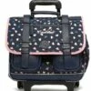 Cartable à Roulettes 38 Cm Vintage Navy Heart - Cameleon - CP, CE1, CE2 -cadeaux boutique 984344 1