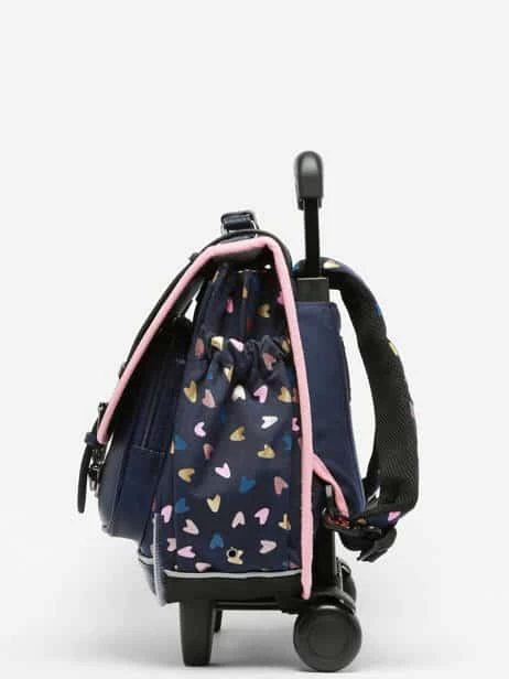 Cartable à Roulettes 38 Cm Vintage Navy Heart - Cameleon - CP, CE1, CE2 7 Cartable à Roulettes 38 Cm Vintage Navy Heart - Cameleon - CP, CE1, CE2 – Image 5