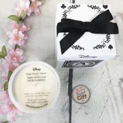 Bougie Alice Au Pays Des Merveilles Et Son Coffret Cadeau - Parfum Nuances De Thé -cadeaux boutique Bougie coffret alice pays merveille dessus