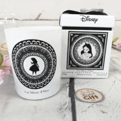 Bougie Alice Au Pays Des Merveilles Et Son Coffret Cadeau - Parfum Nuances De Thé -cadeaux boutique Bougie coffret alice pays merveille ensemble
