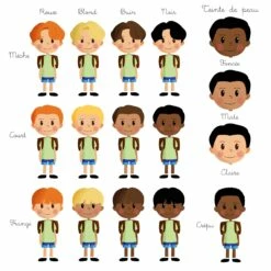 Gourde En Métal Personnalisée Garçon- Petit écolier -cadeaux boutique Gourde garcon options