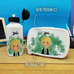Boîte à Goûter & Gourde Enfant PersonnaliséesPetite Sorcière