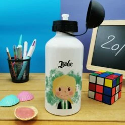 Boîte à Goûter & Gourde Enfant PersonnaliséesPetite Sorcière -cadeaux boutique Halloween Rentree scolaire le prenom de votre fille Petite sorciere ensemble boite gourde gourde