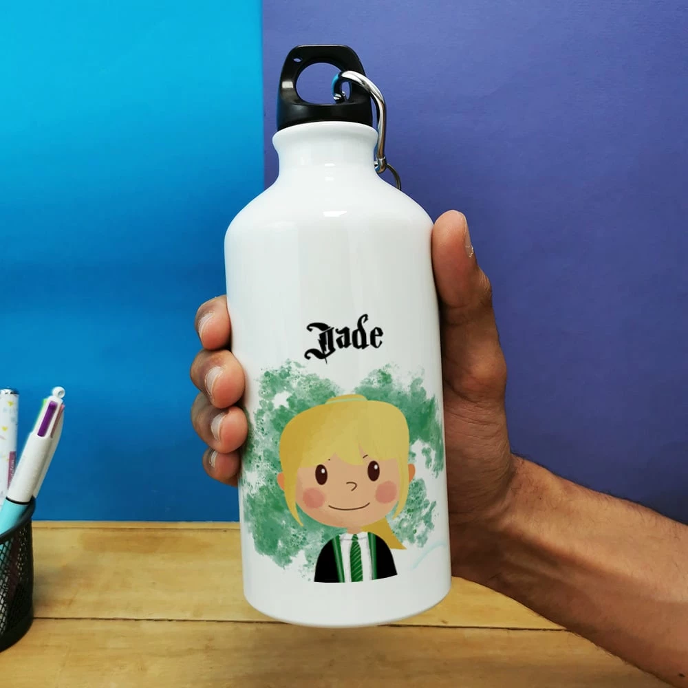 Gourde Personnalisée - Petite Sorcière - Cadeau Rentrée Scolaire Pourfille 6 Gourde Personnalisée - Petite Sorcière - Cadeau Rentrée Scolaire Pourfille – Image 4