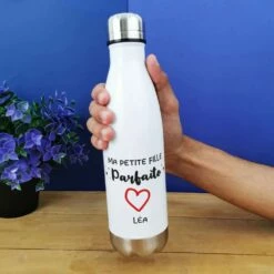 Bouteille Isotherme 500ml"Ma Petite Fille Parfaite" - Cadeaumamie,papy Personnalisé -cadeaux boutique Ma petite fille parfaite bouteille isotherme main