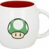 Mug Rond Super Mario En Céramique - Champignon - 360ml -cadeaux boutique Mug super mario champignon