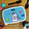 Boîte à Goûter Enfant Personnalisée - PlastiqueLicorne -cadeaux boutique Rentree scolaire Anniversaire le prenom de votre enfant Licorne boite a gouter haut