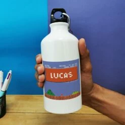 Gourde Personnalisée - Retrogaming - Cadeau Rentrée Pour Garçon 9 Gourde Personnalisée - Retrogaming - Cadeau Rentrée Pour Garçon -cadeaux boutique Rentree scolaire Anniversaire le prenom de votre enfant Retrogaming gourde petite main