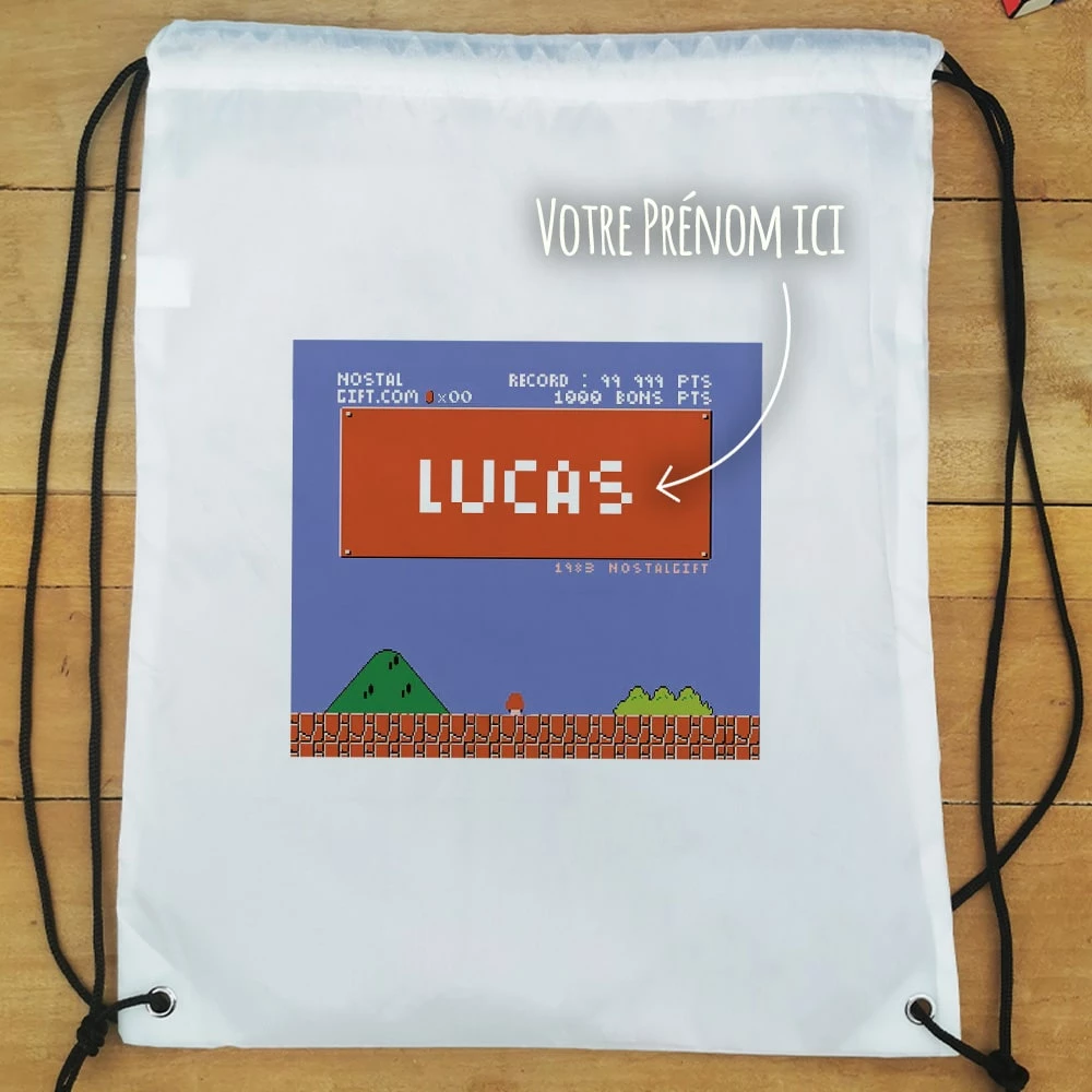 Sac à Dos Sport Personnalisé : Gym, Piscine... - Retrogaming - Cadeaugarçon 6 Sac à Dos Sport Personnalisé : Gym, Piscine... - Retrogaming - Cadeaugarçon – Image 4