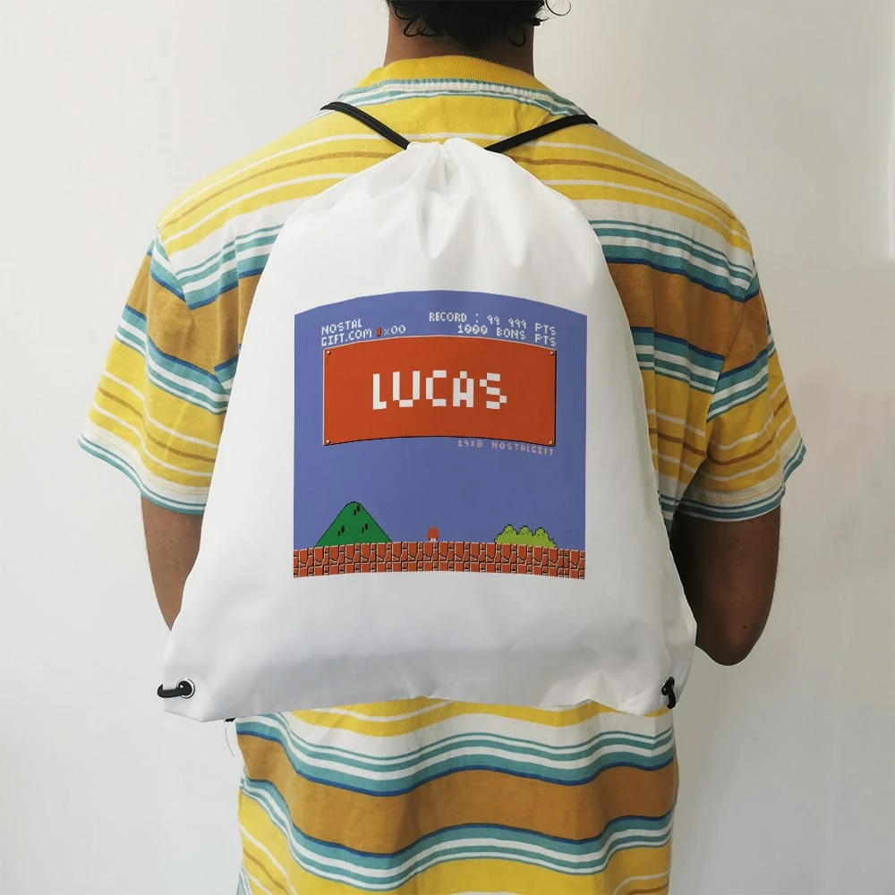 Sac à Dos Sport Personnalisé : Gym, Piscine... - Retrogaming - Cadeaugarçon 4 Sac à Dos Sport Personnalisé : Gym, Piscine... - Retrogaming - Cadeaugarçon – Image 2