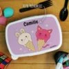 Boîte à Goûter Enfant PersonnaliséeGlaces Kawaii -cadeaux boutique Rentree scolaire Anniversaire prenom de votre enfant Glaces Kawaii personnalise boite a gouter haut