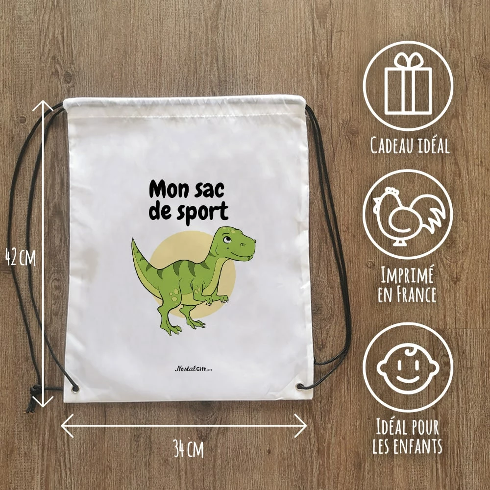 Sac à Dos Sport - Dinosaure - Cadeaugarçon 5 Sac à Dos Sport - Dinosaure - Cadeaugarçon – Image 3