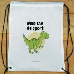 Sac à Dos Sport - Dinosaure - Cadeaugarçon 9 Sac à Dos Sport - Dinosaure - Cadeaugarçon -cadeaux boutique Rentree scolaire inscription Dinosaure sac a cordon plat