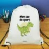 Sac à Dos Sport - Dinosaure - Cadeaugarçon -cadeaux boutique Rentree scolaire inscription Dinosaure sac a cordon rempli
