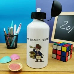 Boîte à Goûter & Gourde Enfant Pirate -cadeaux boutique Rentree scolaire inscription Pirate ensemble boite gourde gourde