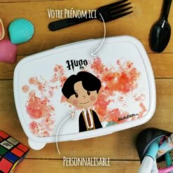 Boîte à Goûter Enfant Personnalisée- Petit Sorcier