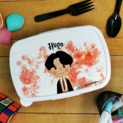 Boîte à Goûter Enfant Personnalisée- Petit Sorcier -cadeaux boutique Rentree scolaire le prenom de votre enfant Petit sorcier ensemble boite gourde boite 1 1