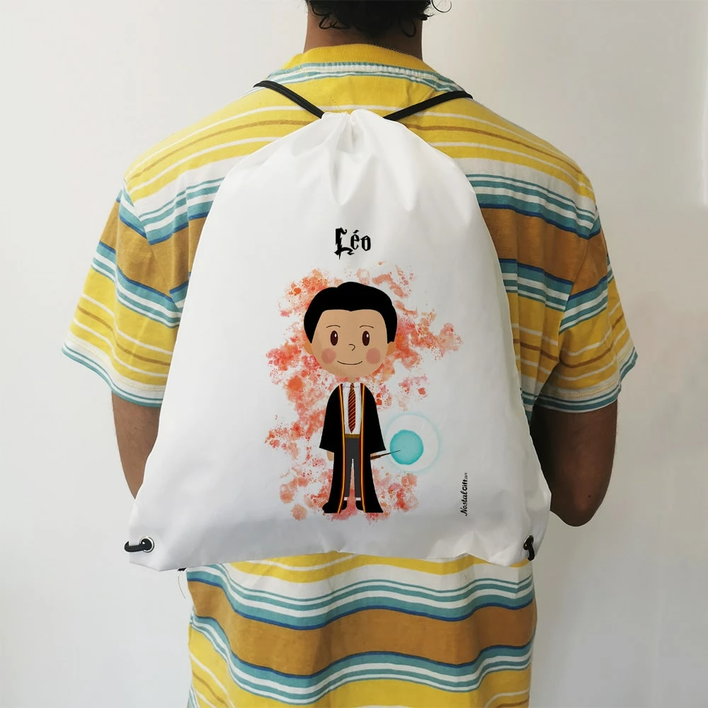 Sac à Dos Sport Personnalisé : Gym, Piscine... - Petit Sorcier 4 Sac à Dos Sport Personnalisé : Gym, Piscine... - Petit Sorcier – Image 2