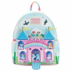 Mon Petit Poney - Sac à Dos Loungefly - My Little Pony Castle -cadeaux boutique Sac a dos Loungefly My Little Pony Chateau ouvert