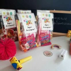 5 Sachets De Bonbons -Joyeux Anniversaire - Licorne -cadeaux boutique Sachet bonbons pinata2