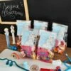 5 Sachets De Bonbons Personnalisés - Joyeux Anniversaire Princesse Des Neiges -cadeaux boutique Sachet bonbons princesse neige perso