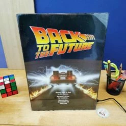Retour Vers Le Futur - Poster Lumineux USB - Mural Ou Sur Pied -cadeaux boutique affiche eclairee retour vers le futur