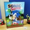 Sonic - Poster Lumineux USB - Mural Ou Sur Pied -cadeaux boutique affiche eclairee sonic