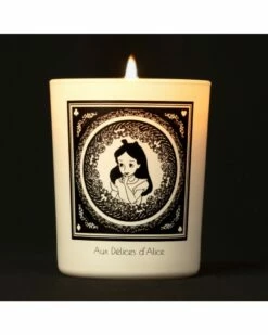 Bougie Alice Au Pays Des Merveilles Et Son Coffret Cadeau - Parfum Nuances De Thé -cadeaux boutique alice bougie disney