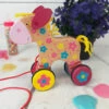 Animal En Bois à Tirer - Clahra Le Cheval -cadeaux boutique animal bois ficelle roue cheval ane