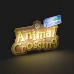 Lampe Veilleuse LogoAnimal Crossing 31cm- Nintendo -cadeaux boutique animal crossing allume