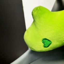 Peluche Géante Bisounours Vert (45cm) - Touchanceux - Version 2019 -cadeaux boutique bisounours geant vert main