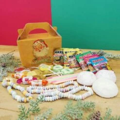 Box Bonbons Enfant Père Noël Traditionnel - Anniversaire , Noël 8 Box Bonbons Enfant Père Noël Traditionnel - Anniversaire , Noël -cadeaux boutique boite confiseries tete pere noel avant
