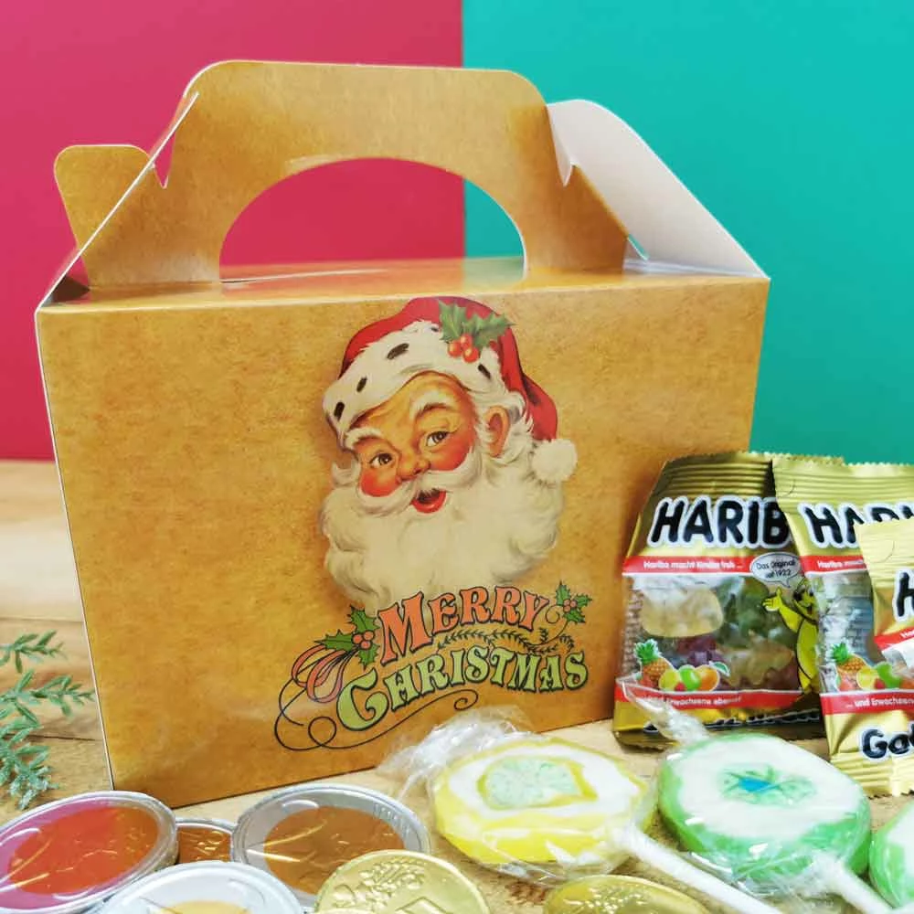 Box Bonbons Enfant Père Noël Traditionnel - Anniversaire , Noël 4 Box Bonbons Enfant Père Noël Traditionnel - Anniversaire , Noël – Image 2
