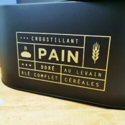 Boîte à Pain En Métal - Cook Concept - 34 Cm -cadeaux boutique boite pain zoom