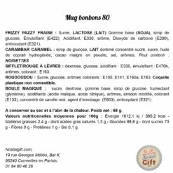 MUG "Je T'aime Depuis Les Années 80 " - Bonbons Rétro 80 -cadeaux boutique bonbons mug 80 ingredients page 0001 2