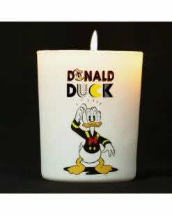 Bougie Donald Et Son Coffret Cadeau - Parfum Herbe Coupée -cadeaux boutique bougie donald duck