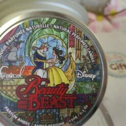 Disney - Bougie En Métal La Belle Et La Bête - Parfum Ambré -cadeaux boutique bougie metal belle et la bete 2