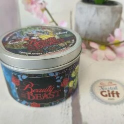 Disney - Bougie En Métal La Belle Et La Bête - Parfum Ambré -cadeaux boutique bougie metal belle et la bete 3