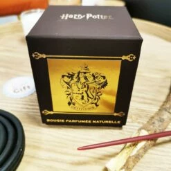 Harry Potter - Bougie Avec Couvercle Gryffondor - Parfum Musc Boisé -cadeaux boutique bougie parfumee harry potter gryffondor
