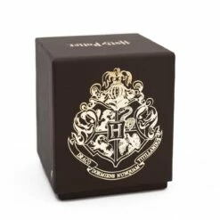 Harry Potter - Bougie Avec Couvercle Poudlard - Parfum De Grasse -cadeaux boutique bougie parfumee harry potter poudlard vue verso made in france emballage