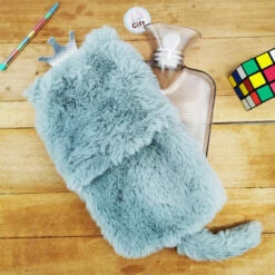 Bouillotte Chat Grise toute Douce