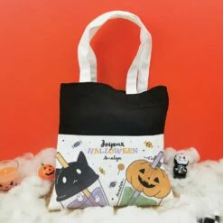 Sac Enfant Personnalisé Bubble Tea "Joyeux Halloween" 17 Sac Enfant Personnalisé Bubble Tea "Joyeux Halloween" -cadeaux boutique bubble tea halloween sac halloween seul