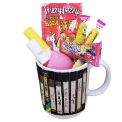 Mug Bonbon Années 80 - Collection "VHS 80" -cadeaux boutique cadeau Anniversaire Film des annees 80 mug 80 fond blanc