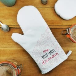 Manique De Cuisine "Belle-mère D'amour" De La Collection "D'amour - Cadeau Pour D'un Anniversaire:belle Mère -cadeaux boutique cadeau Fete des meres Anniversaire ma belle mere damour manique haut