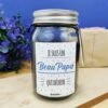 Bougie Jar Noir "Je Suis Un Beau Papa Qui Déchire" De La Collection "Qui Déchire" - Cadeau Beau Père