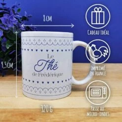 Mug "Thé De Noël" Personnalisé - Cadeau Noël -cadeaux boutique cadeau Noel le the de Boissons de noel mug informations