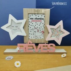 Cadre Photo Enfant "Reves" Personnalisable