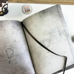 Carnet Harry Potter Lumineux - Dumbledore -cadeaux boutique cahier harry potter dumbledore couverture interieur