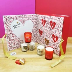 Calendrier 5 Jours - 5 Bougies Parfumées - "Hello Mon Amour" -cadeaux boutique calendrier bougies st valentin bougies sorties
